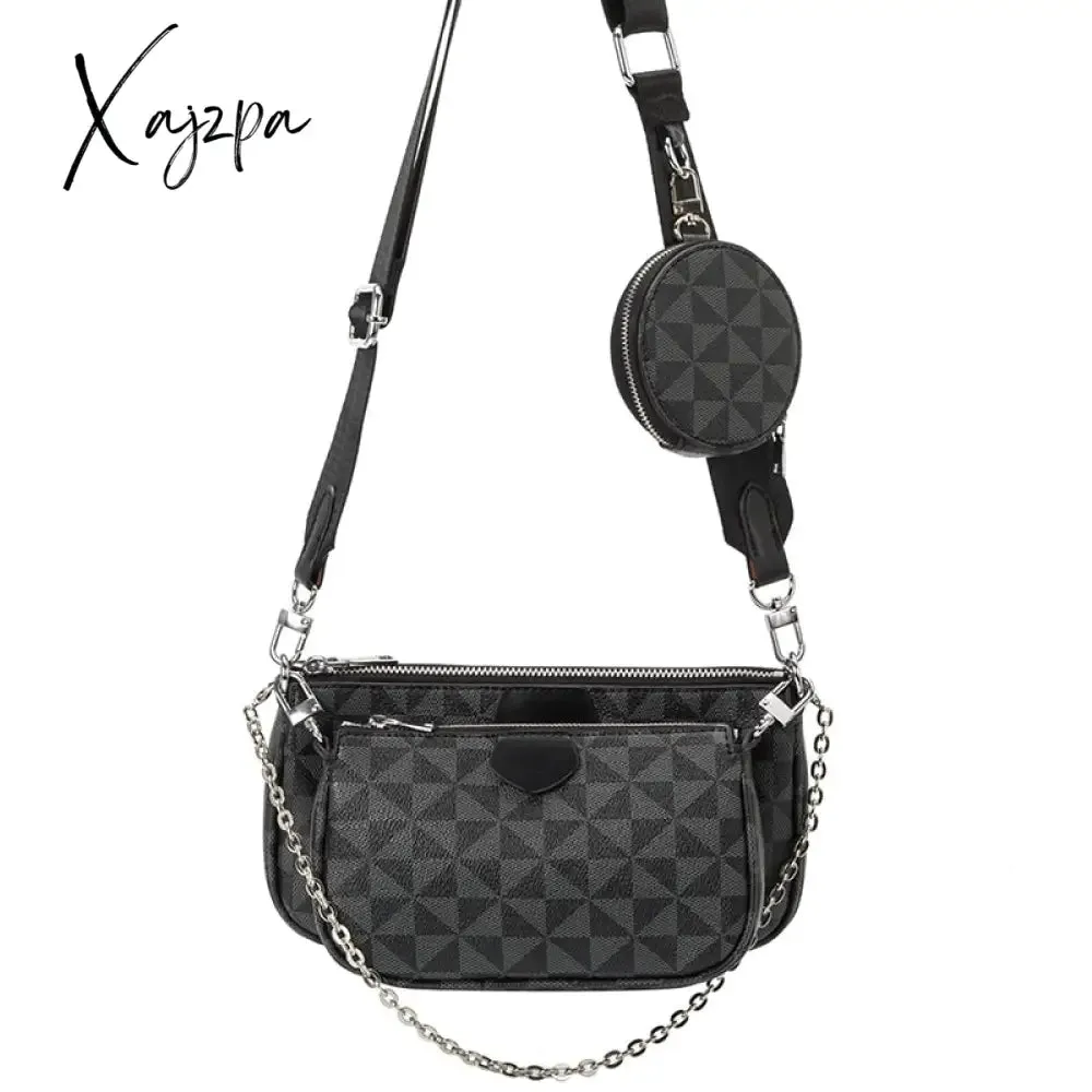 Xajzpa - New Pattern Multi-Color Fashion Brand Designer 3-IN-1 Messenger Handbag Crossbody Handbag Shoulder Bag Women's Bag