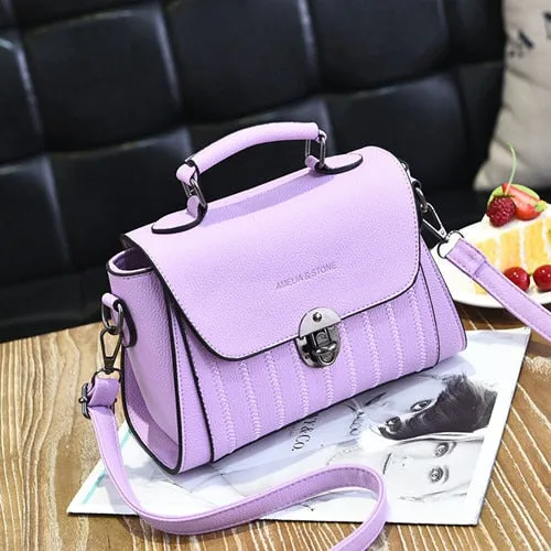 YINGPEI Brand Women PU leather Shoulder student Messenger Bag