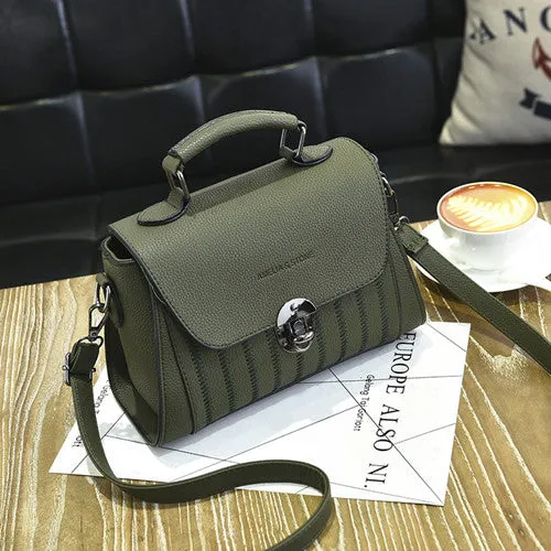 YINGPEI Brand Women PU leather Shoulder student Messenger Bag