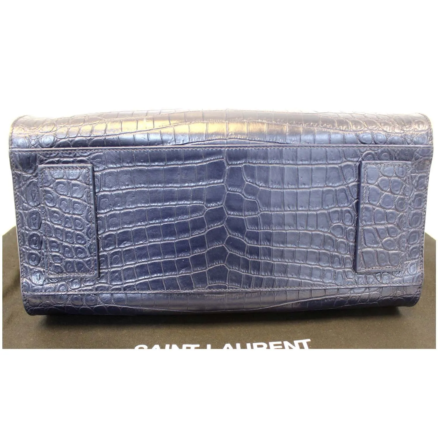 YVES SAINT LAURENT Sac de Jour Small Crocodile-Embossed Satchel Bag