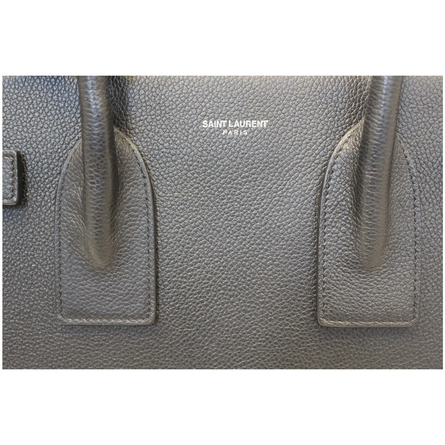 YVES SAINT LAURENT Sac de Jour Small Grained Leather Satchel Bag