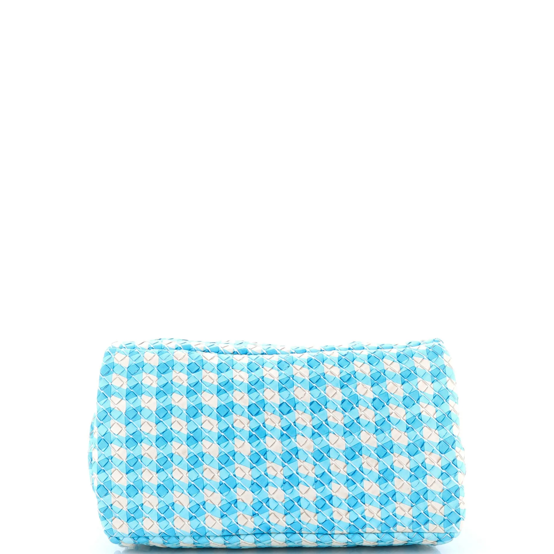 Zip Satchel Printed Intrecciato Nappa Medium